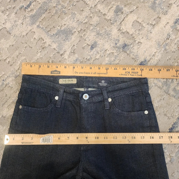NWT AG Carine Trouser Leg Jeans Cotton Lyocell Women's size 28 darkwash - Picture 7 of 15
